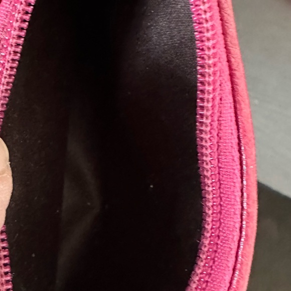 Hot pink and brown beige coach wallet - Picture 3 of 4